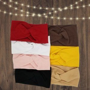 Brand New Set Of 7 Wide Twist Head Bands